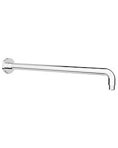 AquaCraft Brausearm Wandmontage verchromt | Duscharm 450 mm aus Metall | Wandarm für große Kopfbrausen | 1/2 Zoll Standardanschluss | Duschzubehör Regendusche modern